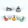 LED Indicator 16mm Metal Waterproof Indicator Lead Terminal With Bolt Foot Ring Connector 12V 220V Red  Orange Green Blue White