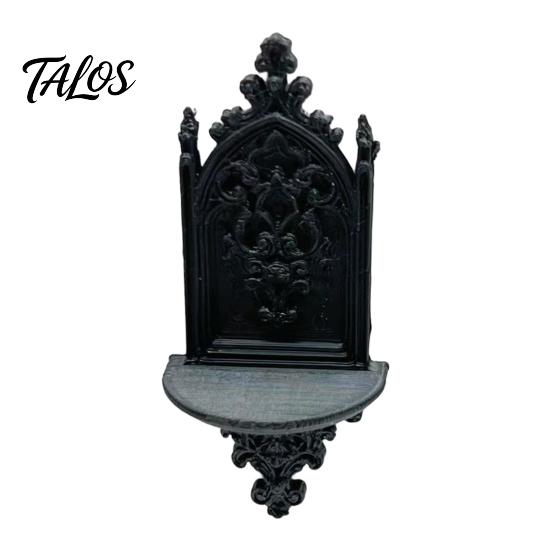 Stable Display Decoration 1/12 Scale Mini Shelf Stand, 3D Printed Miniature Accessories, Vintage Artistic Gift Idea Tiny Decor for Fairy Garden