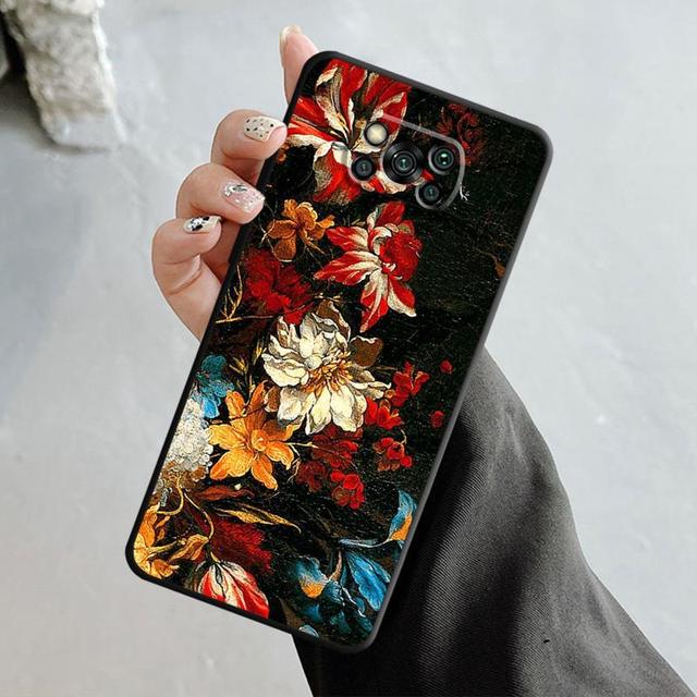 Van Gogh Art Retro Plum Blossom Case For Xiaomi Poco X3 Nfc X4pro M3 C40 For Mi 12 11 10 10t 8 Note10 Lite 11ultra 11t Pro F1