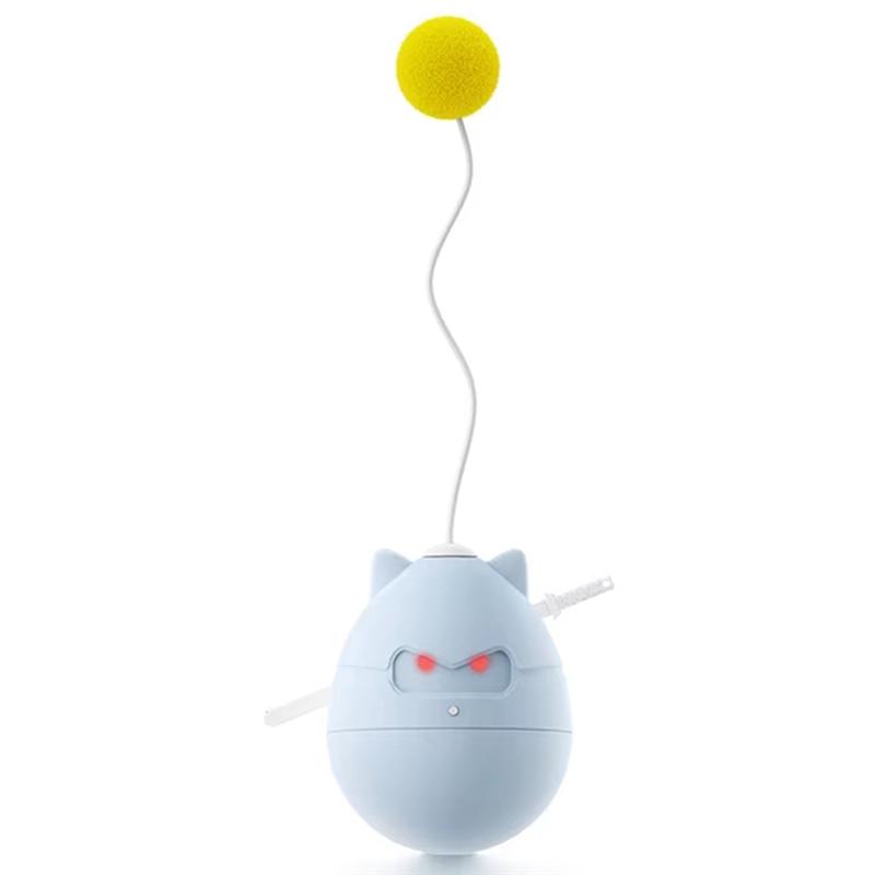 Good-Funny Tumbler Cat , Interactive Teaser, Rotating Pet Game - Smart Play Companion For Cats, B