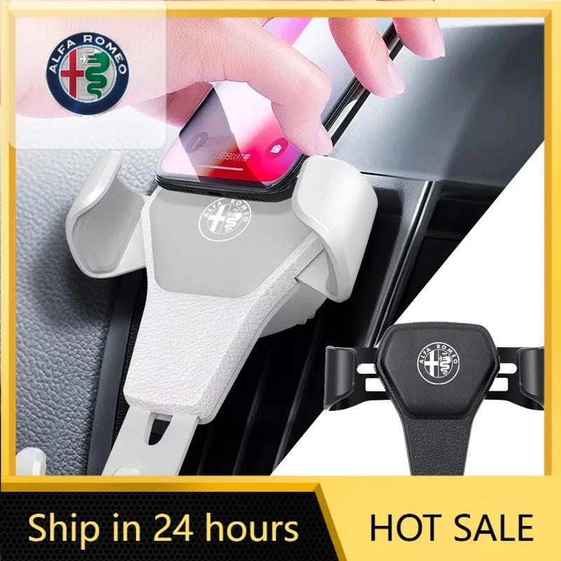 Car Sticker For Alfa Romeo 159 147 Car Accessories Gravity ABS Vehicle GPS Mobile Phone Holder For Alfa Romeo 156 159 147 4C 8C abc012