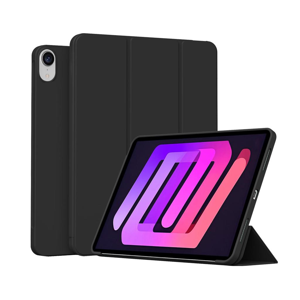 For iPad Mini 7 A17 Pro /iPad Mini 6 8.3 Inch Mini 7th/6th Gen Case, Magnetic Flio Smart Cover Soft Silicone Back Shell