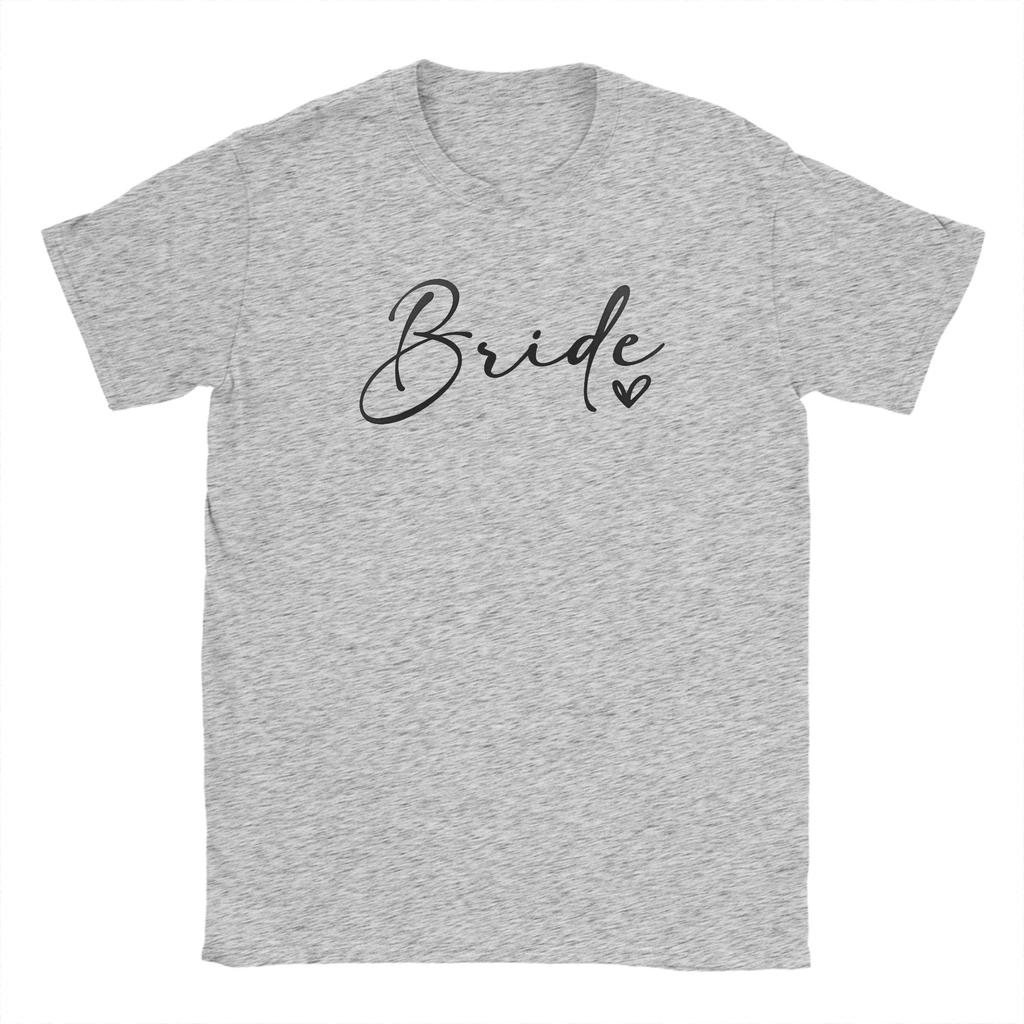 Hearts Bride Bachelorette Party Team Wedding Cotton TShirt For Adult Summer  Vintage Big Size Print Clothing