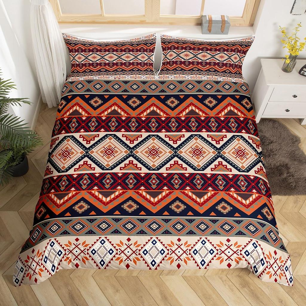 Comforter Sun And Moon Printed Bedding Set Bohemian Tribal For Kids Adults Boho Exotic Comforter Bedroom