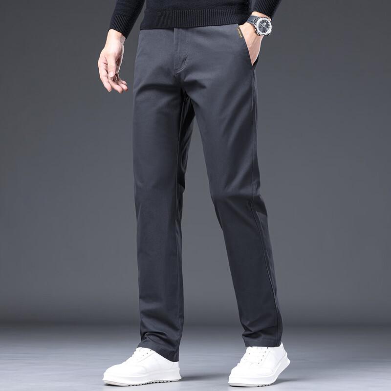 Jeep Men's Business Casual Straight-Leg Pants