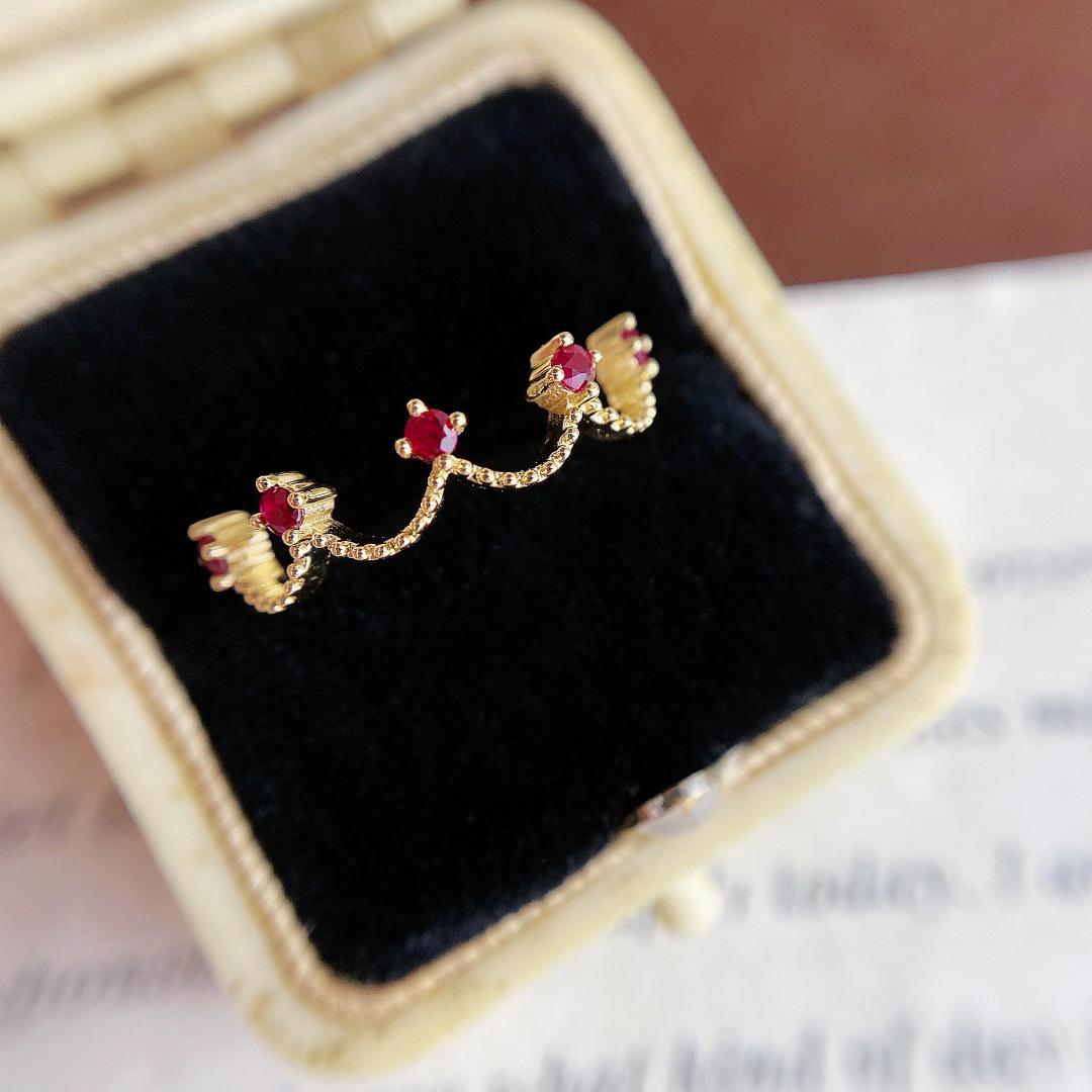 

Кольцо на указательный палец Корона из стерлингового серебра S925: Женская мода, Простой, Универсальный дизайн US Size 7