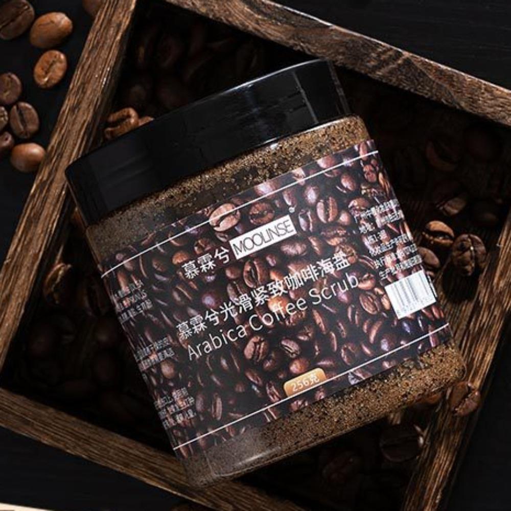 Kaffee-Badesalz-Peeling, Peeling, Hühnerhautreinigung, abgestorbene Haut, Massage, Meersalz