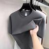 Camiseta de Algodón 100% para Hombre Uso Diario Top para el Trayecto Moda Casual Camiseta de Manga Corta