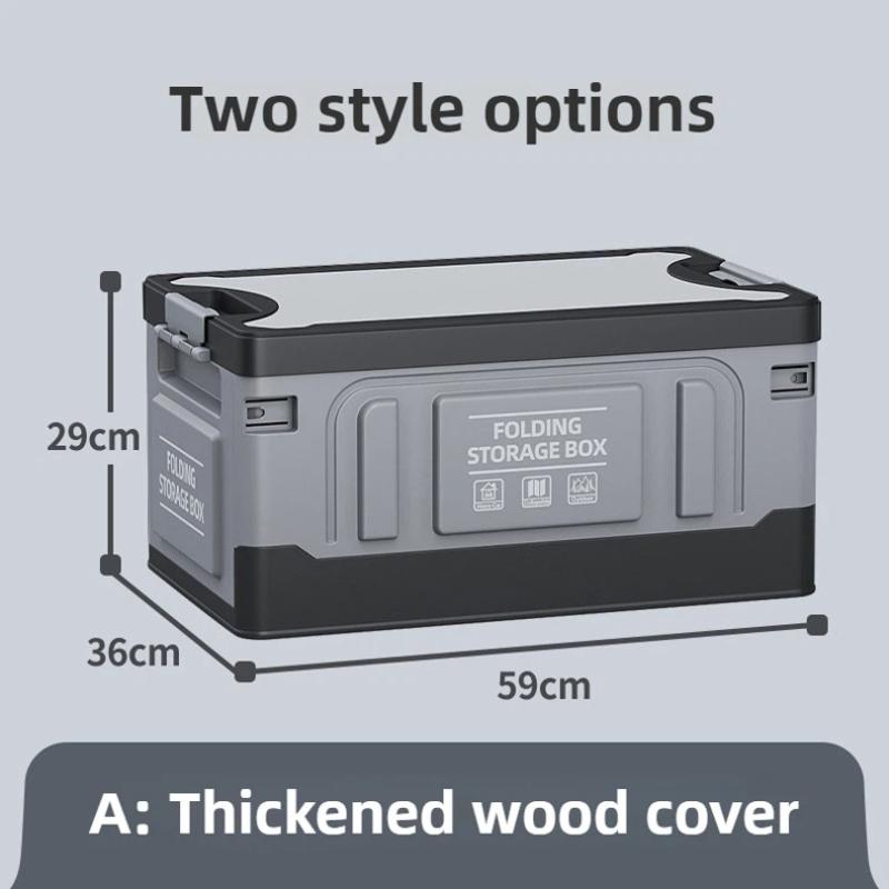 Outdoor Folding Storage Box, Multipurpose Organizer Box, Portable Large-capacity Camping Box, Car Trunk.