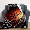 Basketball Net Flannel Blanket Throw Blanket Soft Warm Sofa Bed Camping Car Home Decor Unique Christmas Gift C930946
