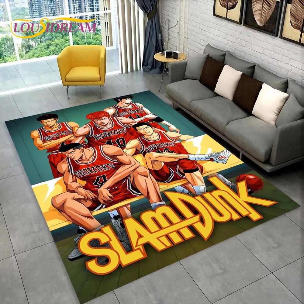 Slam Dunk Japan Anime Cartoon  Area Rug,Carpet Rug for Living Room Bedroom Sofa Doormat Decoration, Kids Play Non-slip Floor Mat
