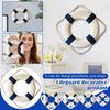 Mediterranean Wall Creative Decoration Lifebuoy Wall Hanging Wall Decoration Foam Swimming Ring