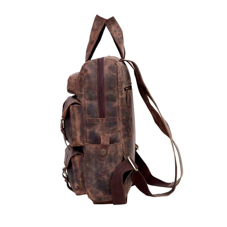 Кожаный рюкзак — фото 5