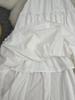 2025 Autumn/Winter Japanese-Korean Patchwork Lace A-line Midi Skirt