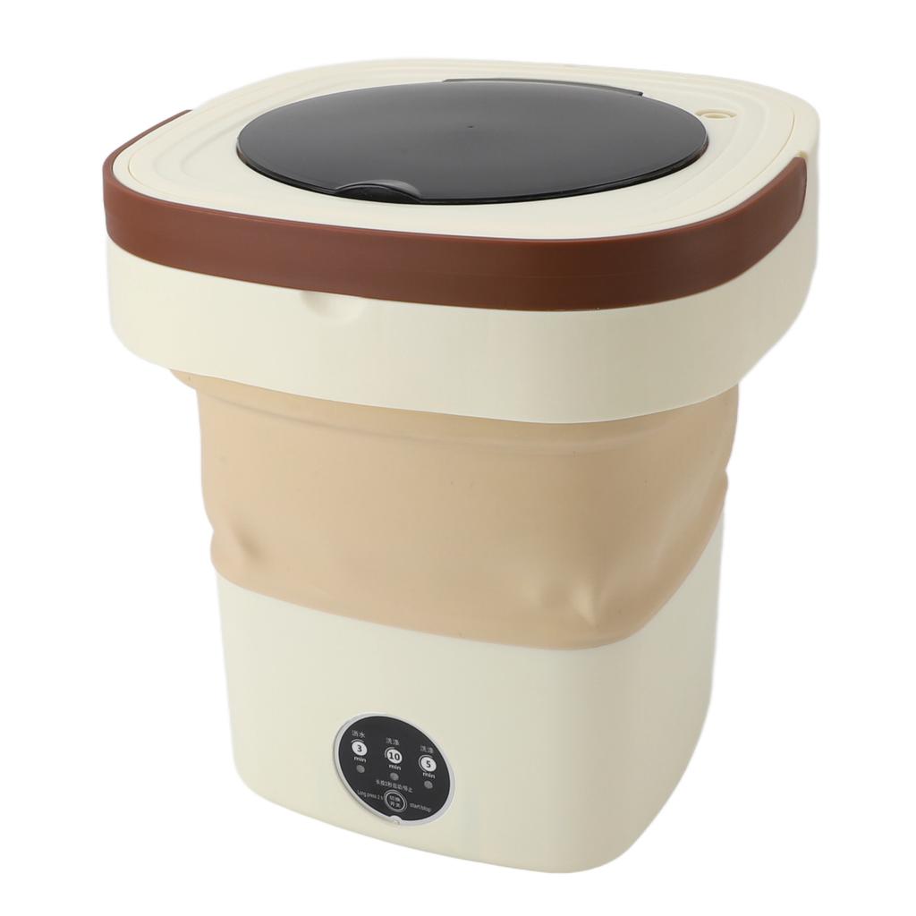 Portable Washing Machine 8.5L Large Capacity Foldable Laundry Machine Mini Washing Machine for Baby Clothes Underwear