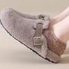 Winter Floor Socks Men Women Warm Plush Home Slipper Socks with Grips Low Cut Anti-Slip Ankle Socks for Indoor Living Room Bedroom