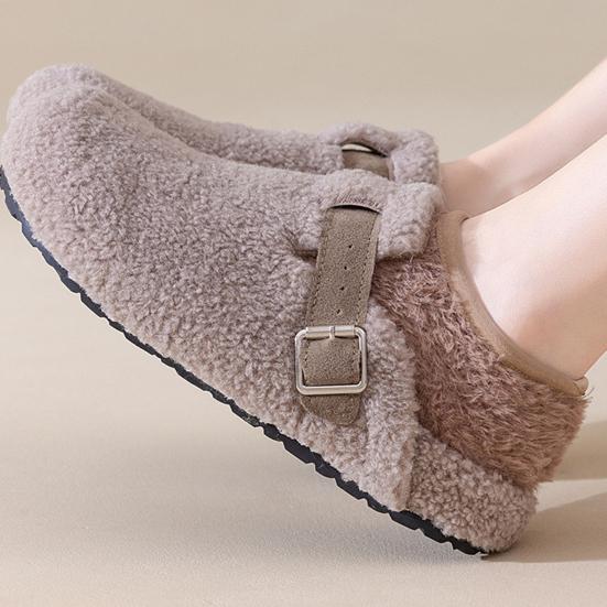 Winter Floor Socks Men Women Warm Plush Home Slipper Socks with Grips Low Cut Anti-Slip Ankle Socks for Indoor Living Room Bedroom