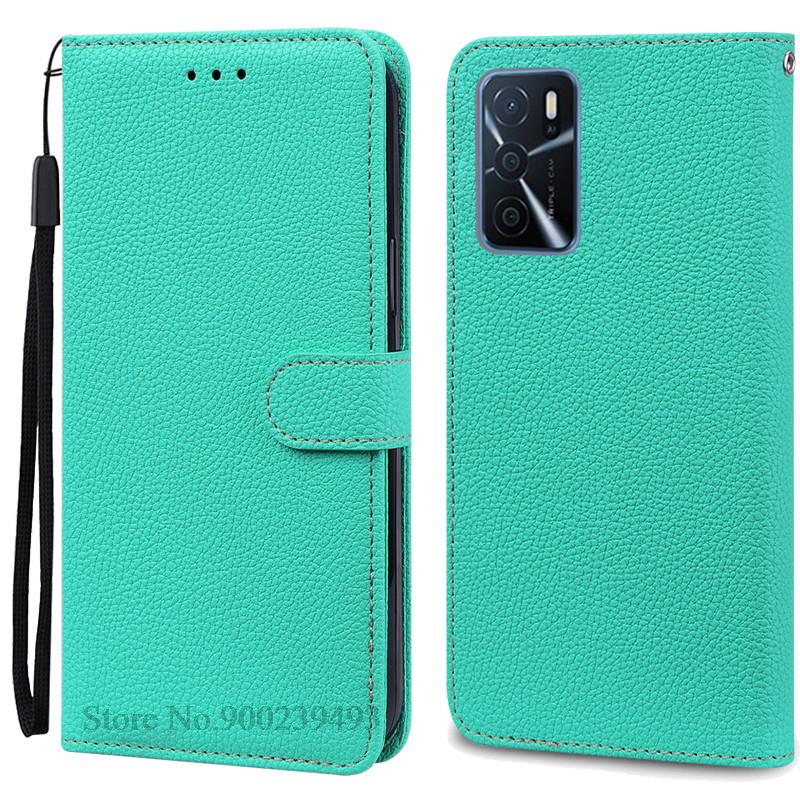 Pour OPPO A16 Étui Portefeuille à Rabat en Cuir Pour Oppo A16s Étui OppoA16 s CPH2269 CPH2271 Étui en Silicone Pour Oppo A16 A16s Housse