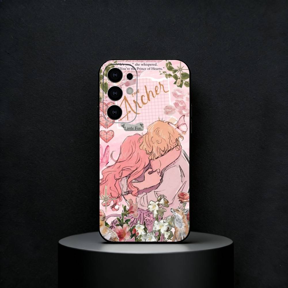 Once Upon a Broken Heart Phone Case For Samsung S25,24,23,22,30,21,10,9,Ultra,Plus,FE 5G Black Soft Case
