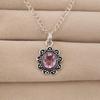 Morganite Gemstone 925 Sterling Silver Jewelry Designer Wedding Pendant 1.37" For Women CP-40-11