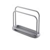 Double-Layer Kitchen Towel Rack with Drainage Trough and Diatom Mud