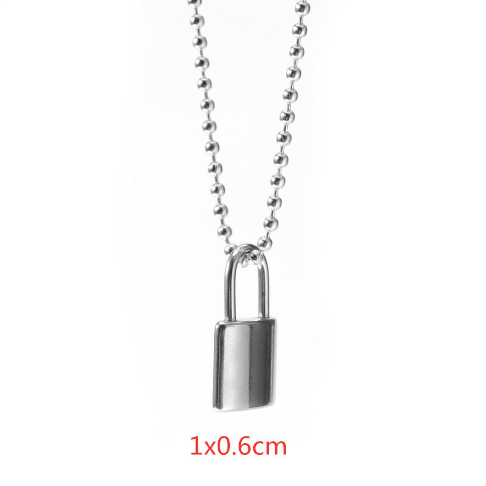 

2pcs/lot Stainless Steel Lock Pendant Charms For DIY Necklace Bracelet Jewelry Making PadLock Charms DIY Crafts