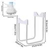 Nuovo Supporto Dispenser Stand Rack Portabottiglie d'Acqua da 3-5 Galloni Tappo Ugello Antipolvere Bocca Bottiglia d'Acqua Non Filettata