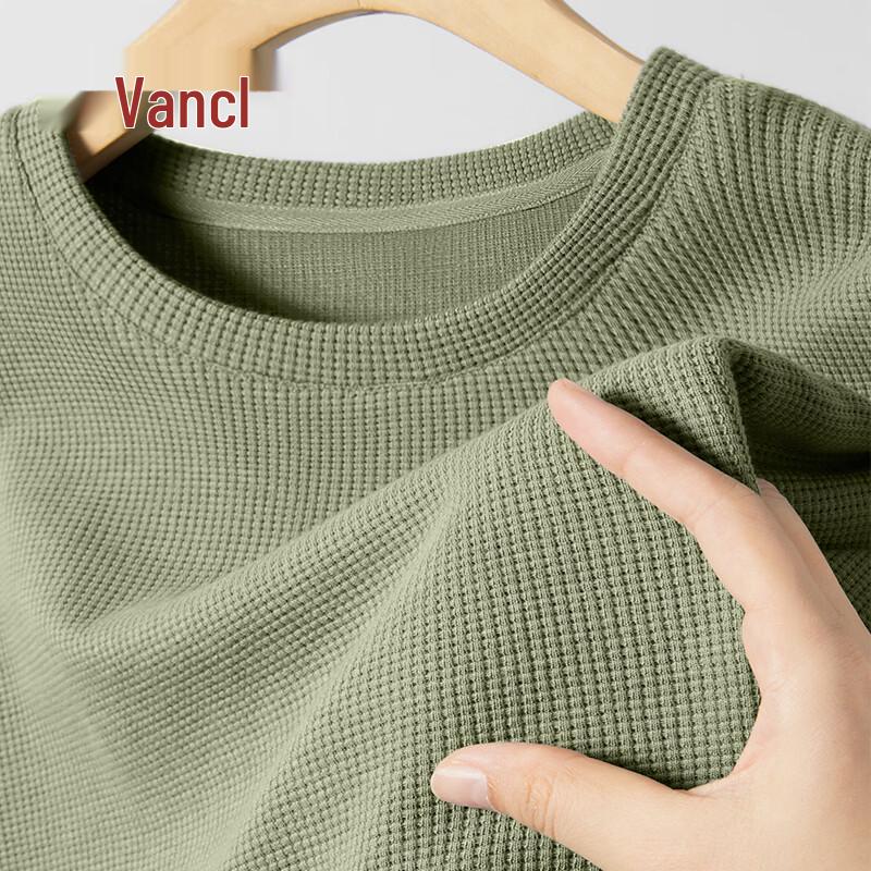

VANCL Men s Waffle Knit Short Sleeve T-Shirt M