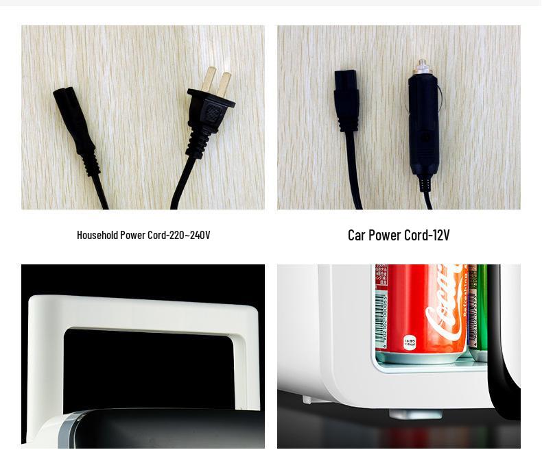 10L Mini Car Refrigerator: Insulin-Compatible, Cold & Warm, for Car, Home, Dorm Use