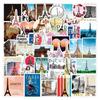 10/50Pcs Personal Creativity Paris Eiffel Tower Sticker Graffiti Stickers Trunk Car Stickers Cartoon Custom Stickers