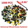 1000 Pcs/Bag Car Offroad Rivet Fastener Clips Fender Liner With Remover Tool Kit