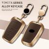 ANU1 Car Remote Key Case Full Cover Shell Fob For Prius Camry Corolla CHR C-HR RAV4 Land Cruiser Prado Keychain Accessories