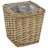 Maison Exclusive - Lits surélevés 3 pcs Osier avec doublure en PE