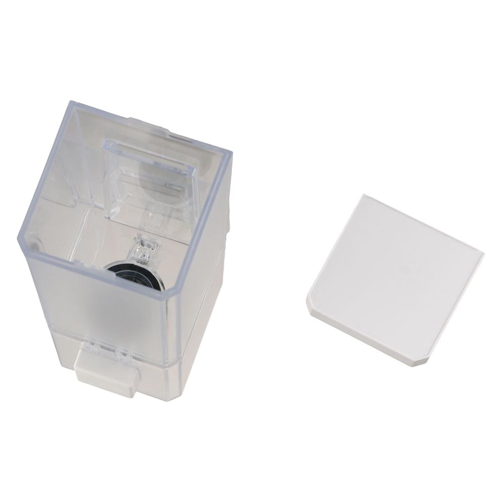 Plastikowy Dozownik Mydła 250ml Ręczny Montowany na Ścianie Pojemnik na Szampon Duża Pojemność Przezroczysty Pojemnik na Żel pod Prysznic Łazienka