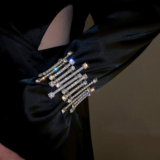 

Привлекательный роскошный браслет, универсальный простой декор из прозрачных бусин