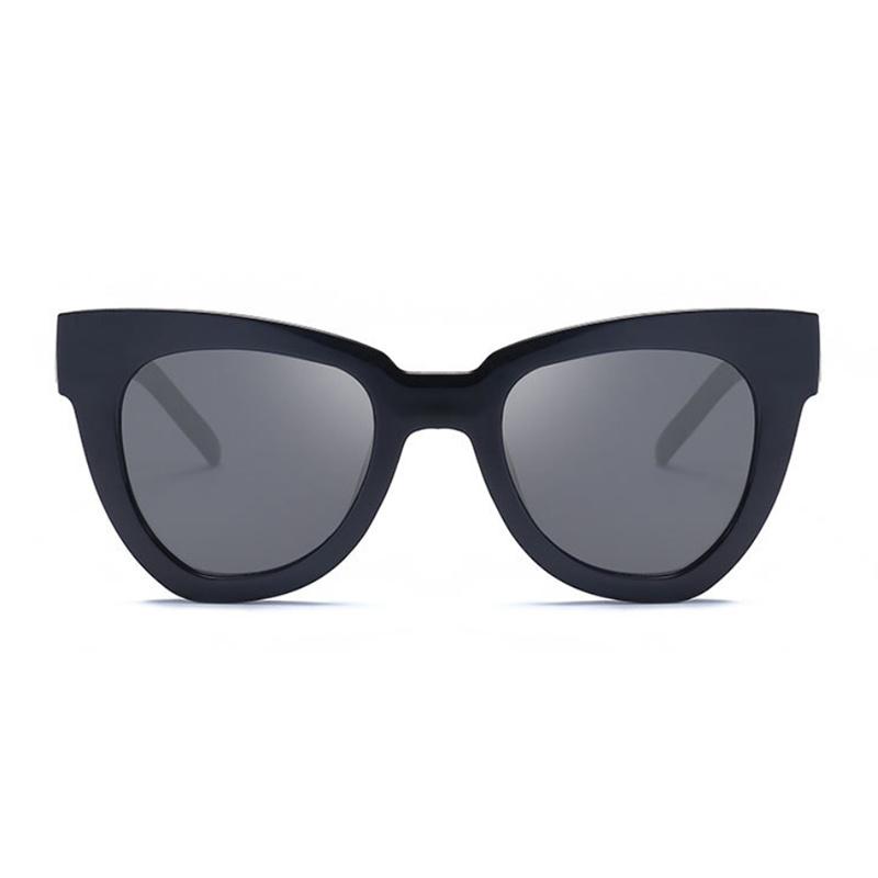 Black Frame Vintage Square Cat Eye Sunglasses Woman Brand Design Gradient Big Size Oversized Sun Glasses Female Retro Oculos