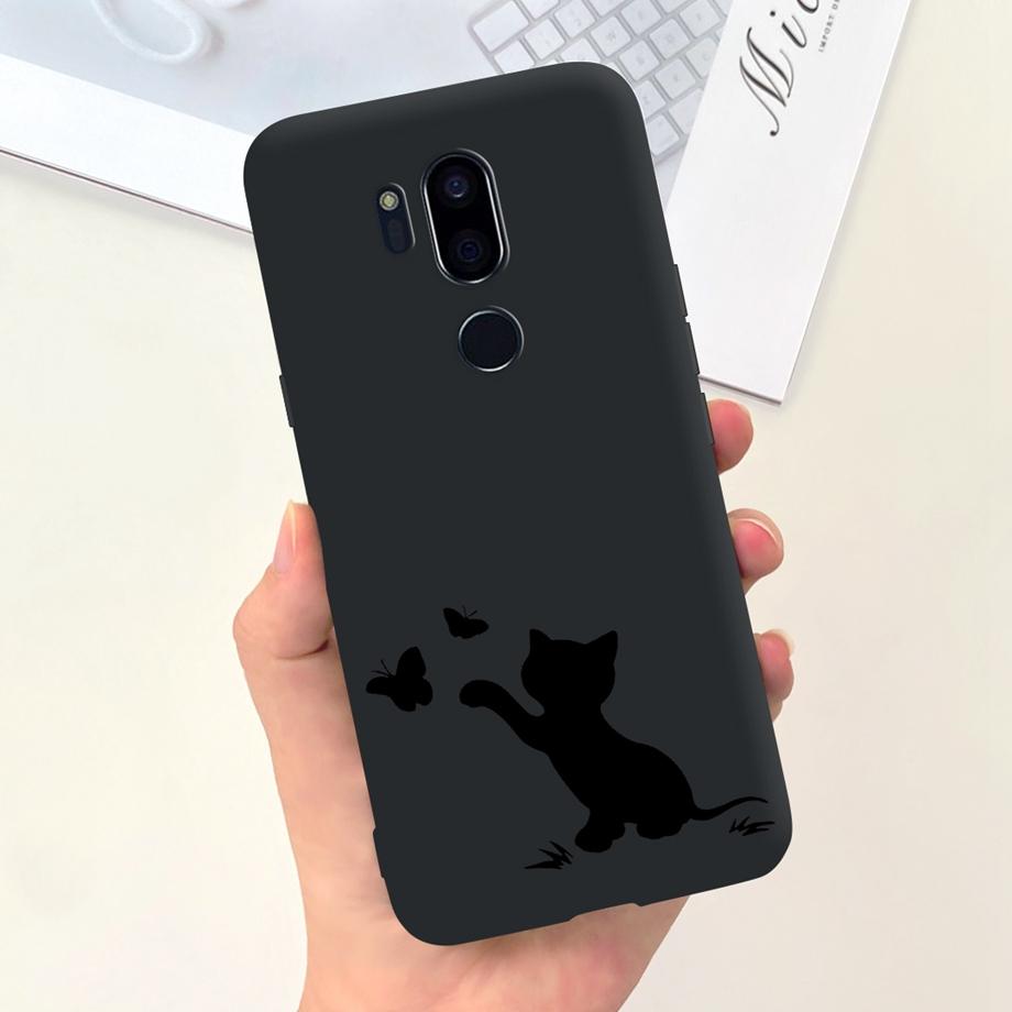 

For LG G7 ThinQ Case G710 LM-G710 Soft Silicone Phone Case Cute Cat Space Man Shockproof For LG G7 ThinQ Back Cover Funda Coque LG G7 ThinQ