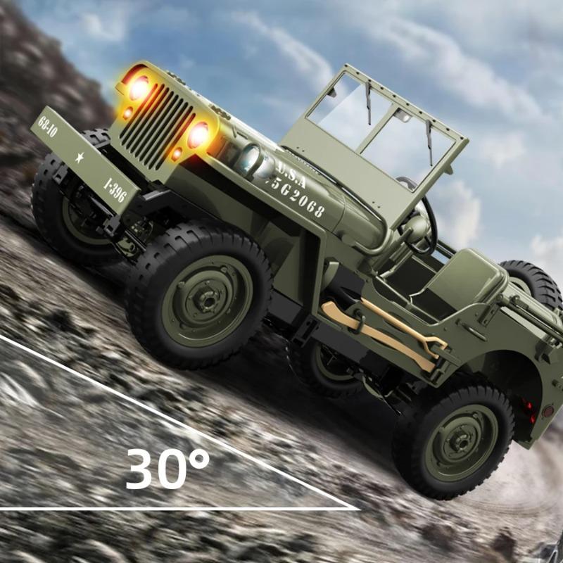 JJRC C8815 Auto RC 1/10 WILLYS 1941 4WD RTR RC Crawler Auto Telecomandata 2.4G Arrampicata Fuoristrada Camion RC Militare Giocattoli Regalo