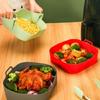 Square Air Fryer Liner Non-Stick Silicone Baskets Reusable Air Fryer Accessories