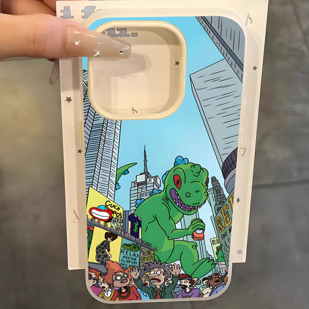 Cartoon R-Rugrat Chuckies Phone Case For IPhone 17 16 15 14 Plus 13 12 11 Pro Max XR Max Back Cover Candy Color Casing IPHONE13PRO