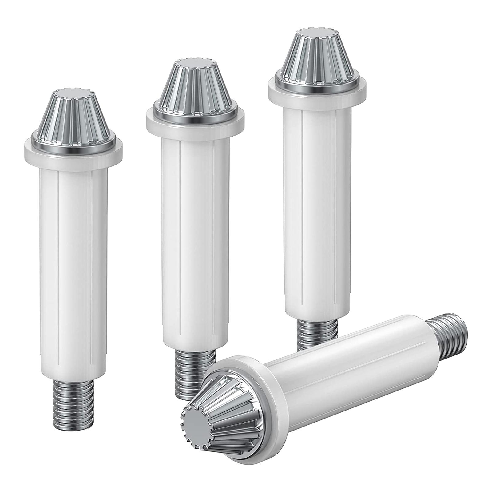 

Профессиональная фурнитура для двустворчатых дверей, 4 шт. в упаковке, запасная часть для ремонта двустворчатых дверей, винты для двустворчатых дверей, дверные аксессуары