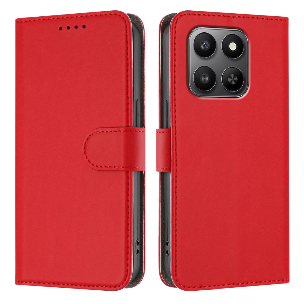 Etui Skórzane Smart do Honor 400 Jednokolorowe Pokrowiec na Telefon z Portfelem