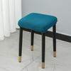 Small Square Stool Cover Elastic Removable Dustproof Household Chair Shroud Light Wear-resistant Durable Chair Cover