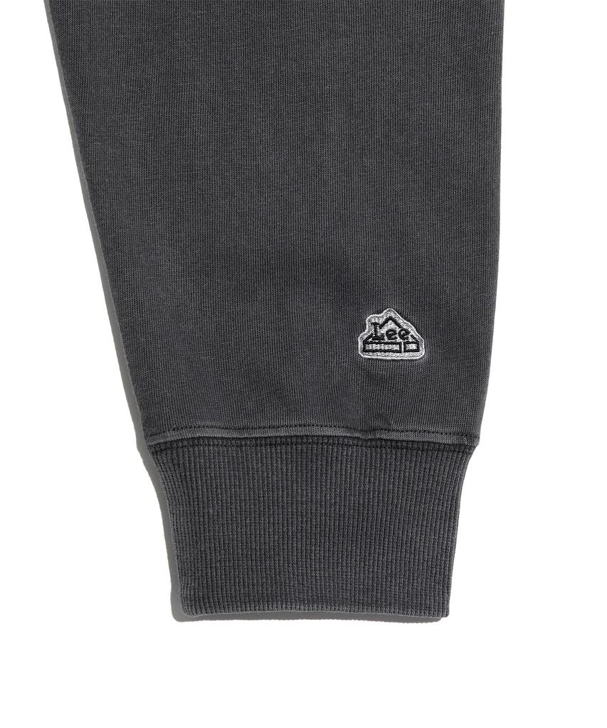 LEE Big Twitch Logo Long Sleeve T-Shirt Pigment Charcoal