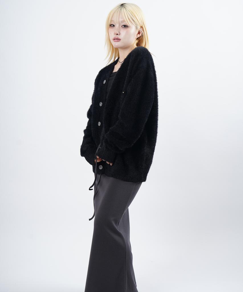 STARRYEYED Modal Banded H Long Skirt (Charcoal)