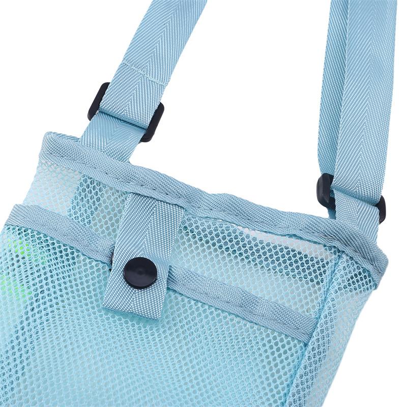 Portable Sport Water Bottle Cover Mesh Cup Sleeve Pouch With Strap Mobile Phone Bag Visible Bag Outdoor Camping Accessories