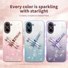 For OnePlus Ace 5 Racing 5G/Nord CE5 5G Case Dragonfly Kickstand TPU Flowers Glitter Phone Cover