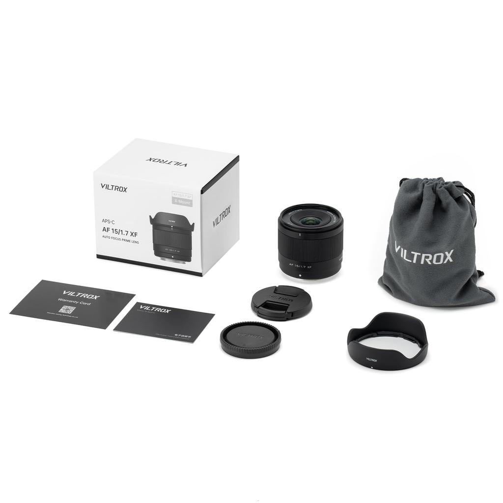 VILTROX AF 15mm Air Ultra Large for and Travel Photography F1.7 APS-C Wide-Angle Lens, Autofocus, Compact, Lightweight, Aperture, Landscape, Portrait,
