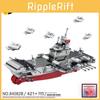 Aircraft Assembling Carrier Building Blocks With Lighting For Educational Play