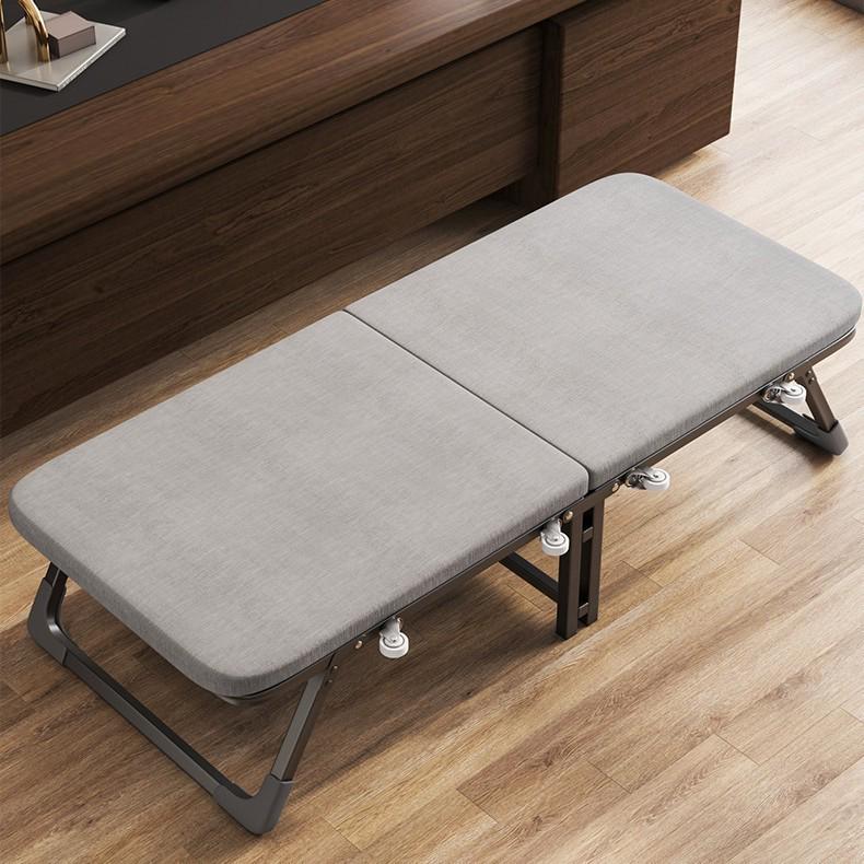 Portable Folding Iron Bed: Compact, Durable, Ideal for Office Naps & Rental Rooms